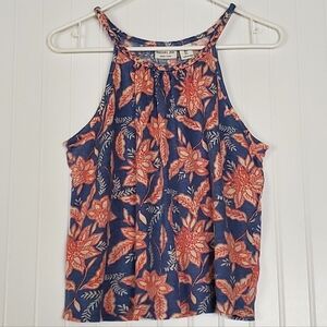 Rachel Zoe Floral Tank Top Sz L